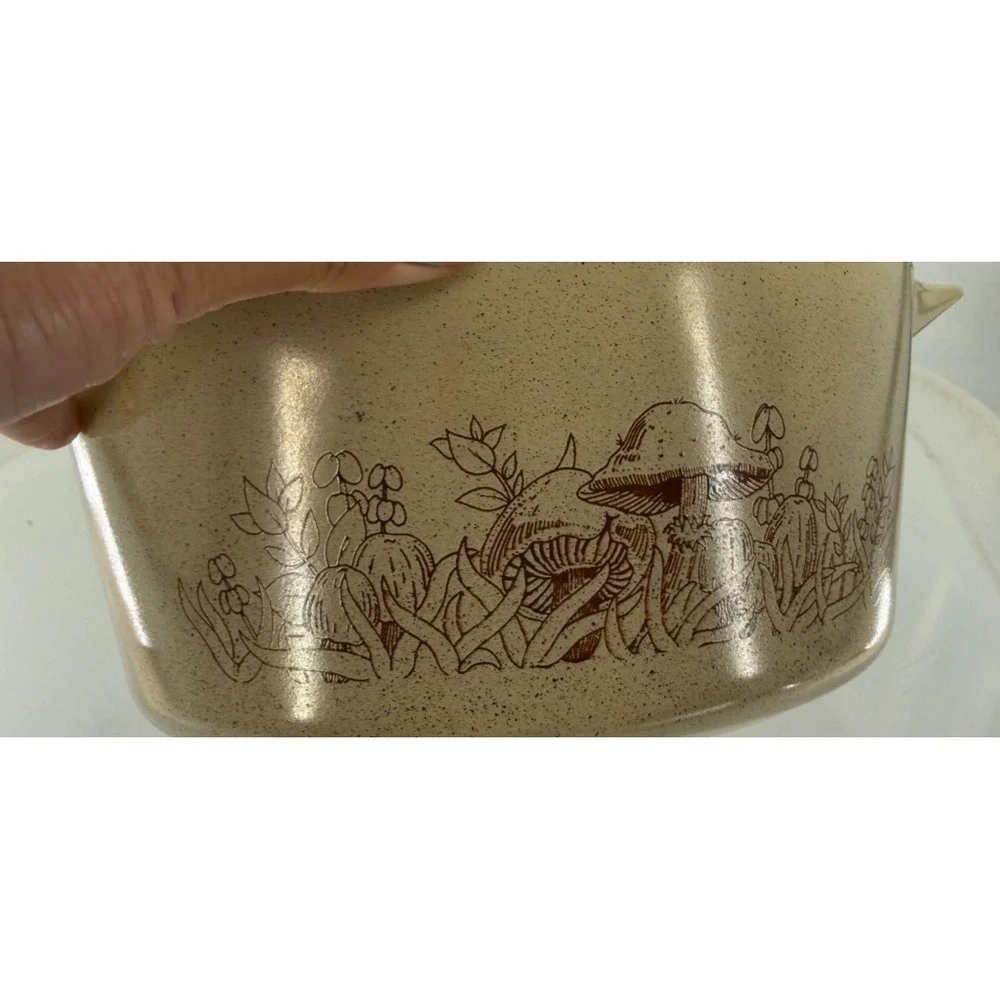 Vintage Pyrex 473 Forest Fancies Mushroom Cinderella Mixing Bowl 1 Qt No Lid USA
